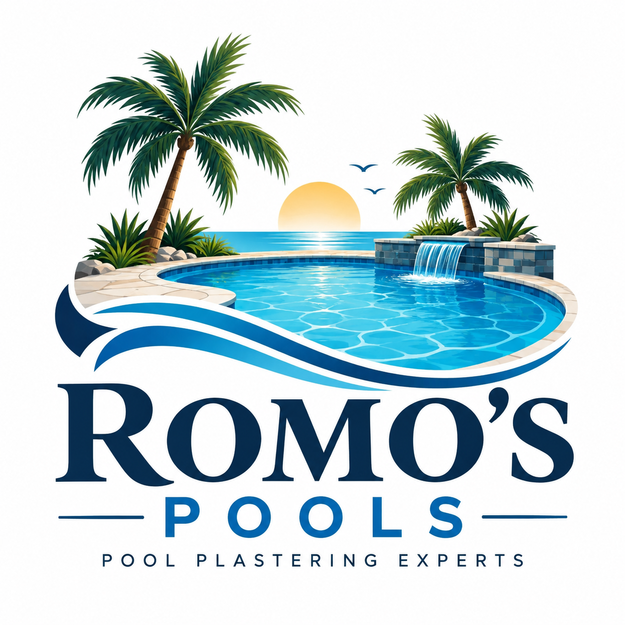 Romo's Pools Logo